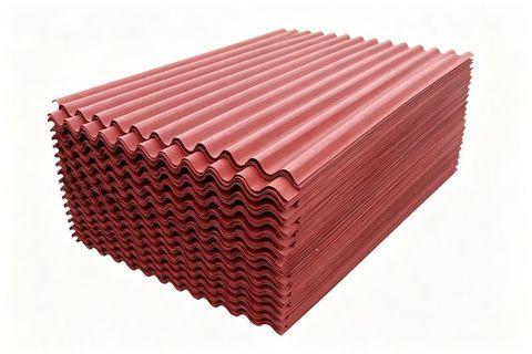 Colorful Corrugated Bitumen Tile for Villa Roof